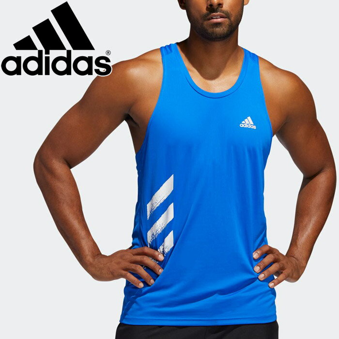 adidas 3 stripe singlet