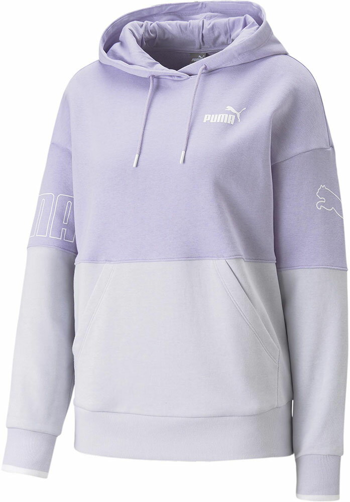 PJ-675631-25-M プーマ レディース PUMA POWER カラーブロック フーディー ビビッドバイオレット・サイズ：M  価格比較 商品価格ナビ