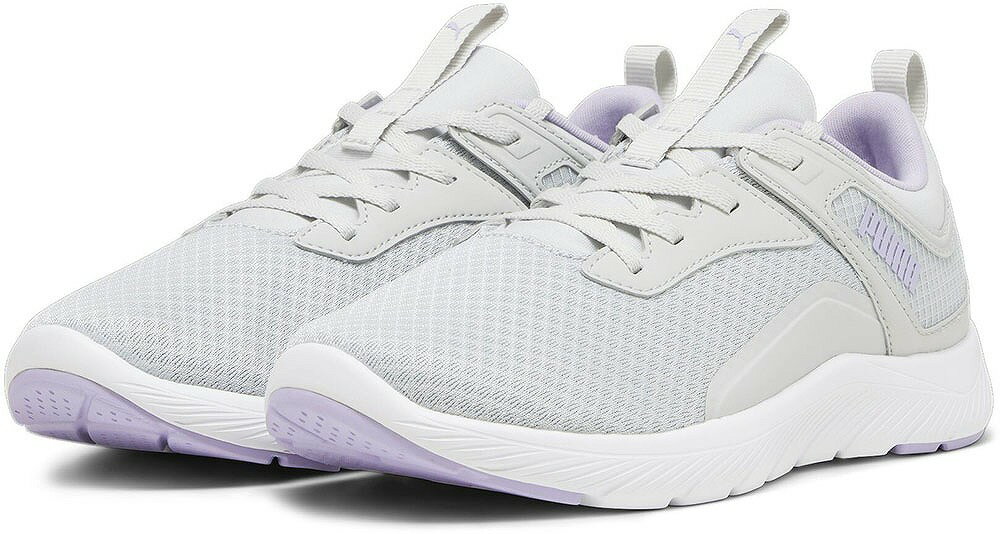 PUMA レディーススニーカー ライトグレー Amazon | PUMA レディース フレックスフォーカス ライト モダン