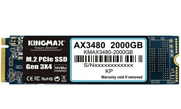 楽天市場】KINGMAX キングマックス M.2 2280 PCIe NVMe Gen 3x4 SSD