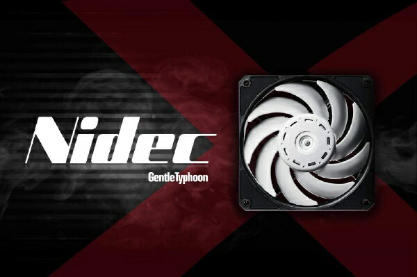 XPG ケースファン120mm 日本電産 Nidec 製 Gentle Typhoonカスタム デュアル ベアリング VENTOPRO120PWM-BKCWW