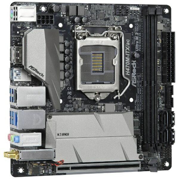 マザーボード Asrock H470M-ITX/ac ASRock > H470M-ITX/ac
