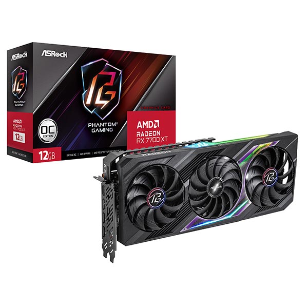 楽天市場】ASRock グラフィックボード Radeon RX 7700 XT Challenger 