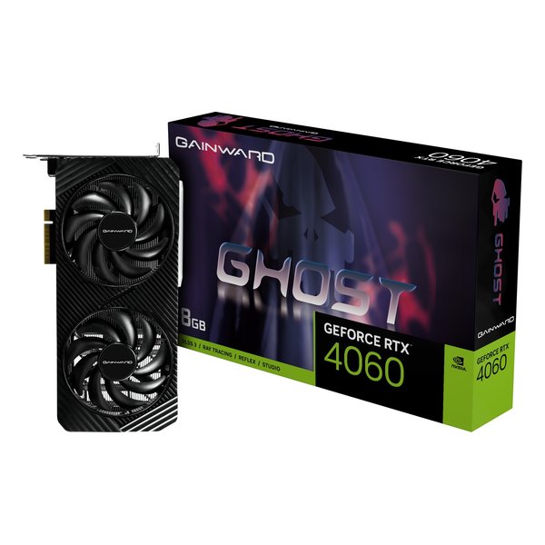 グラフィックボード・グラボ・ビデオカード GAINWARD RTX4060 GHOST 8G Amazon | GAINWARD RTX4060 GHOST 8G GDDR6 128bit 3-DP HDMI