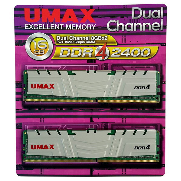 UMAX Technologies デスクトップ用DDR4 Long-DIMM 16GB ×2枚組