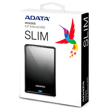 A-DATA 外付けポータブルハードディスク 2TB AHV620S-2TU31-DBK