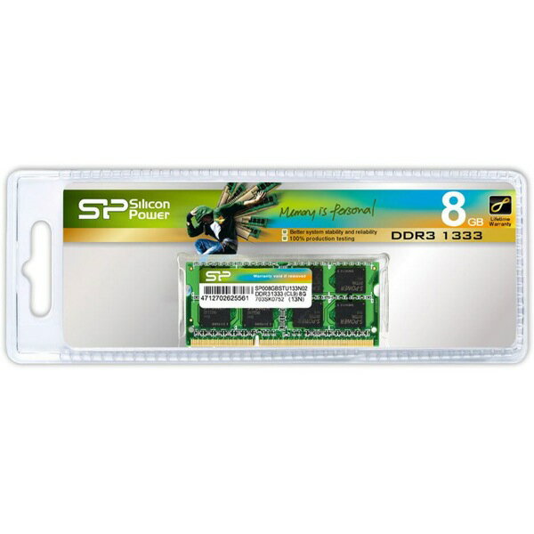 SILICONPOWER PCメモリ SP008GBSTU133N02