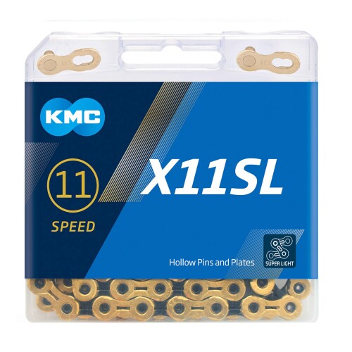 正規激安 ケイエムシー KMC X11SL 11SPEED 用チェーン TI-GOLD 118L