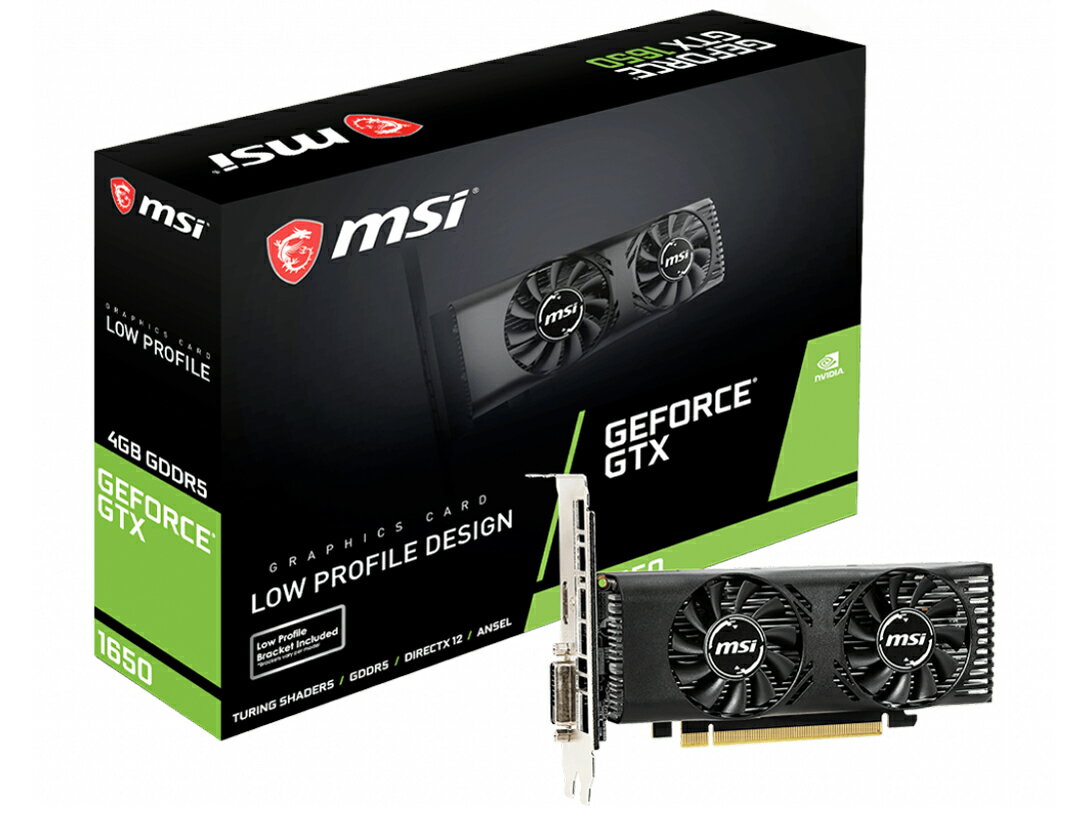 MSI GEFORCE GTX 1650 4GT LP