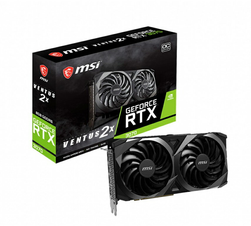 MSI GeForce RTX 3060 VENTUS 2X 12G OC グラフィックスボード VD7553