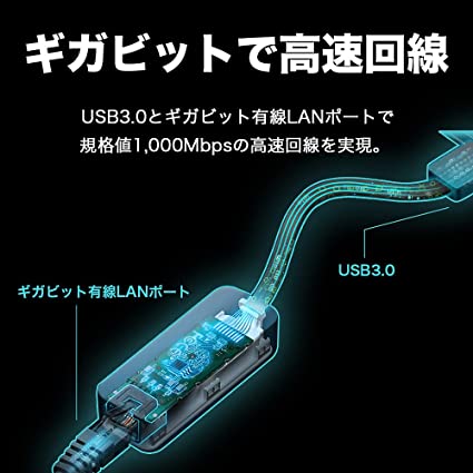 TP-LINK USB 3.0 to Gigabit Ethernet Network Adapter UE306