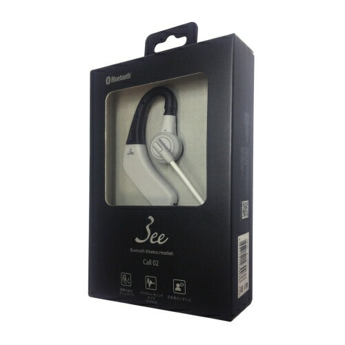 3ee Bluetooth 片耳式 ヘッドセット CALL 02 ライトグレー