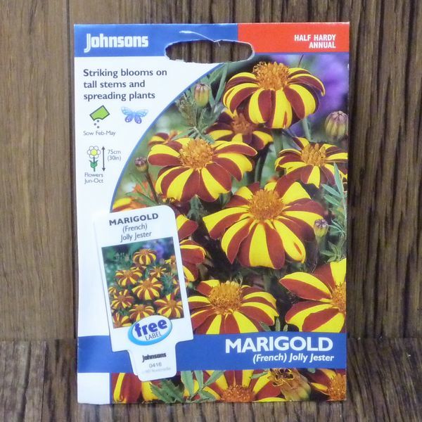 Johnsons SeedsMarigold (French) Jolly Jesterマリーゴールド（フレンチ）・ジョリー・ジェスターの種  価格比較 商品価格ナビ