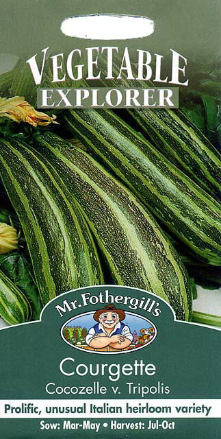 Mr Fothergills Courgette Cocozelle v Tripolis Seed