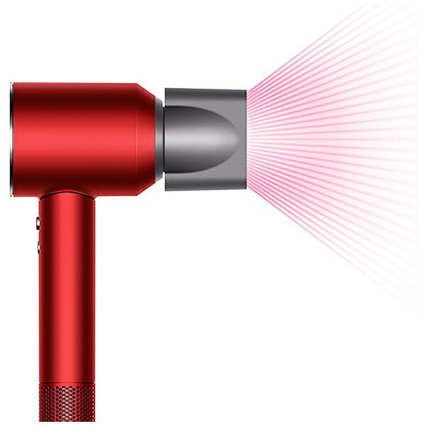 ダイソン　ドライヤー　HD08レッド Dyson Supersonic™ヘアドライヤー ブラック／ニッケル (HD08 ULF