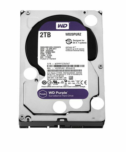 楽天市場】WD HDD 内蔵ハードディスク 3.5インチ 2TB WD Purple 
