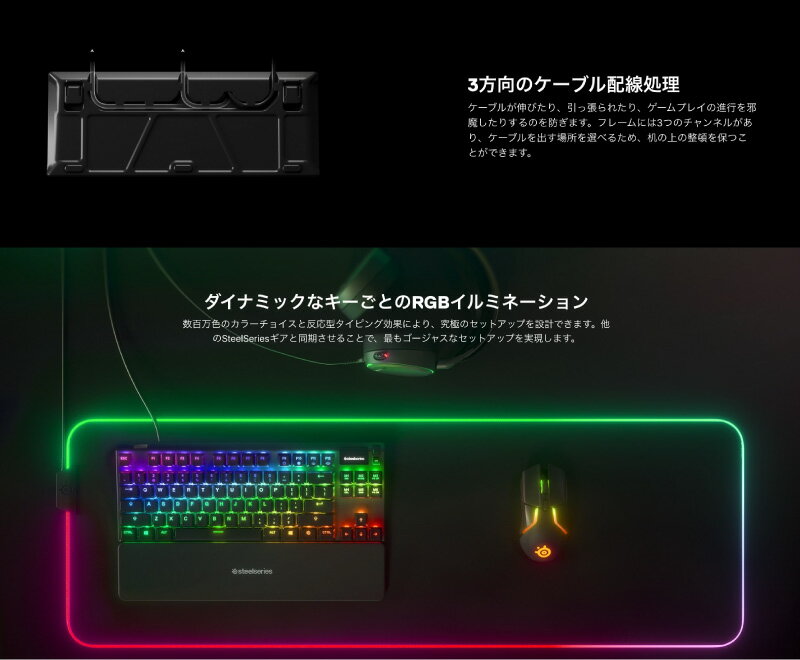 STEELSERIES キーボード APEX PRO TKL US