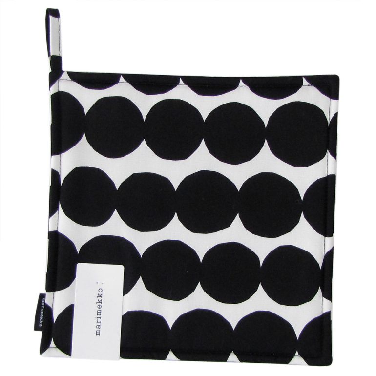 楽天市場 Marimekko マリメッコ Rasymatto ラシィマット ポットホルダー ホワイト ブラック 価格比較 商品価格ナビ