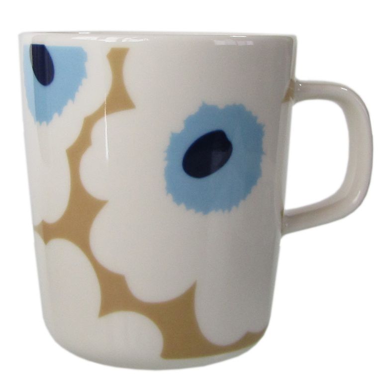 楽天市場 マリメッコ ウニッコ マグ ベージュ オフホワイト ブルー Marimekko Unikko 価格比較 商品価格ナビ