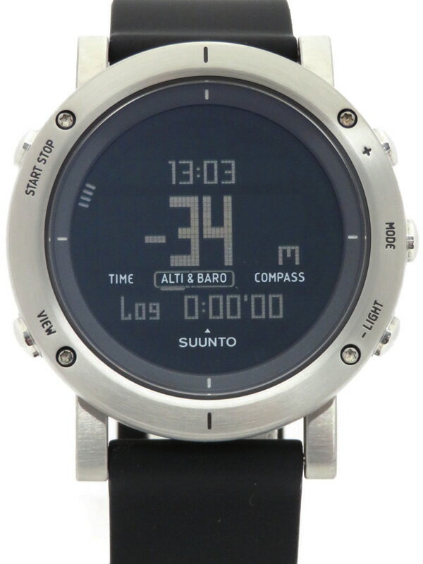 メーカー再生品】 SUUNTO コアアウトドアウォッチSS050276000 ブラック