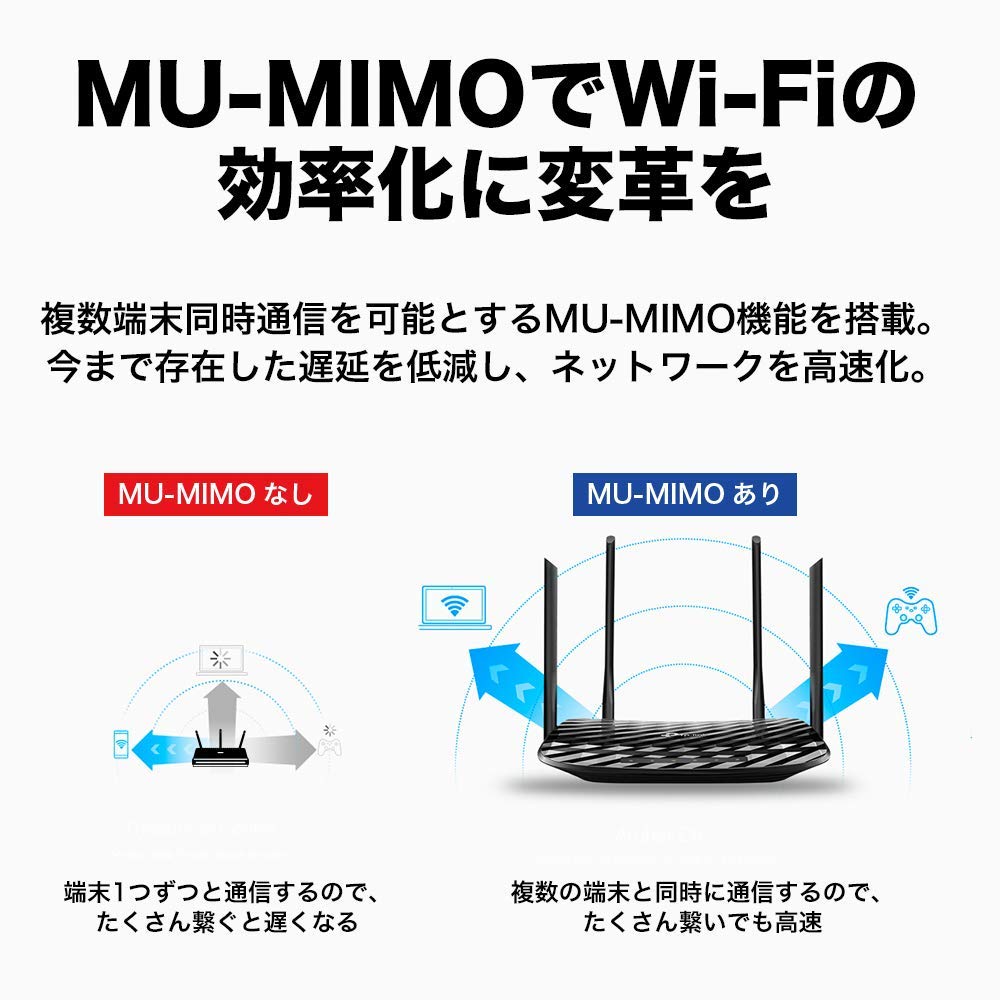 上品 Tp Link Wifi 無線lan ルーター 11ac Mu Mimo ビームフォーミング 全ポートギガビット デュアルバンド Ac1 Discoversvg Com