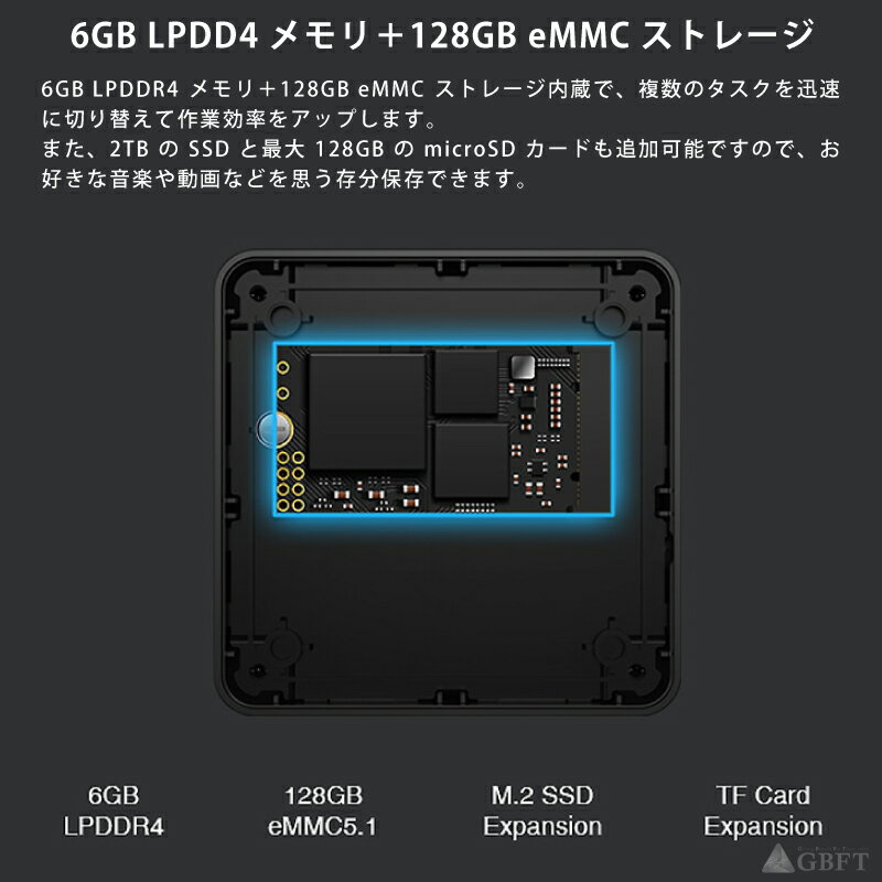 楽天市場】CHUWI LarkBox ミニPC eMMC 128GB LPDDR4 6GB | 価格比較 