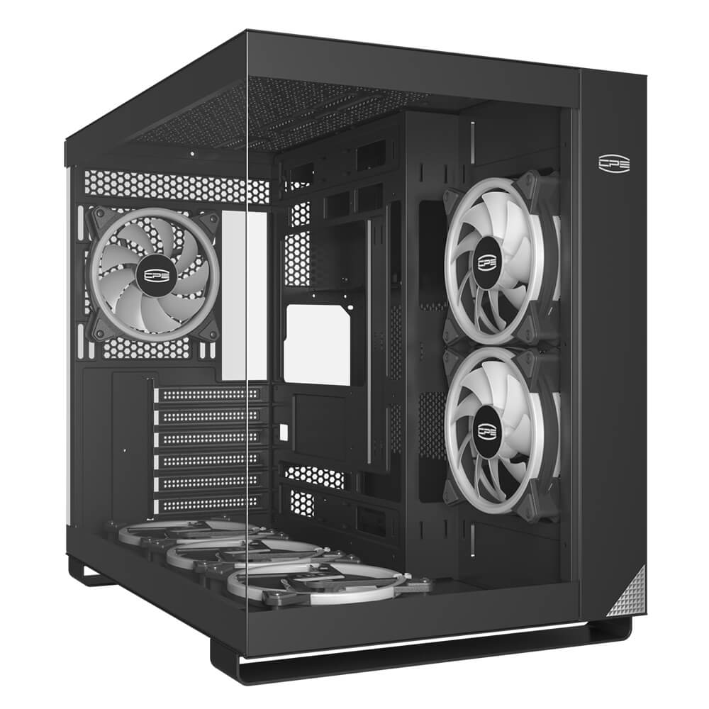 PCCOOLER PCケース ［ATX Micro ATX Mini-ITX］ C3T500-ARGB-BK - PC