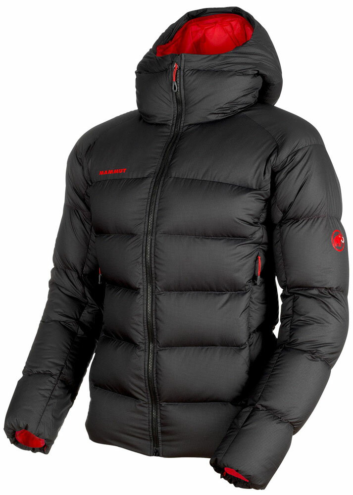 【楽天市場】mammut マムートmeron in hooded jacket af men's l black magma 1013