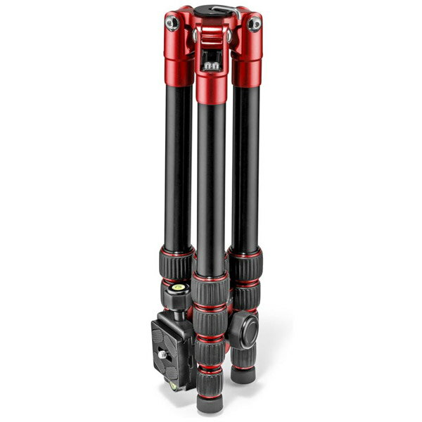 Manfrotto｜マンフロット 三脚Elementトラベル三脚 スモール レッド MKELES5RD-BH 5段 /自由雲台