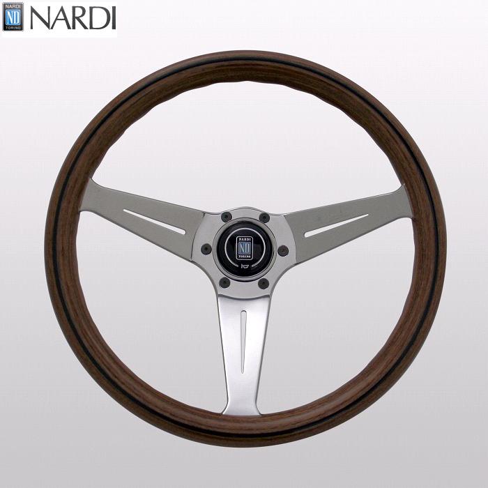 nardi ナルディ n770 クラシック ウッド&ポリッシュスポーク ディープコーン ステアリング オフ