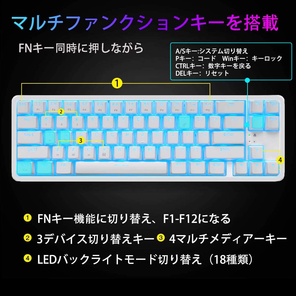 見えない 武装解除 傑作 Cross Zebra ゲーミング キーボード ノート チャネル 光沢のある