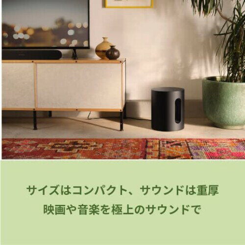 SONOS サウブーファー SUB MINI BLACK
