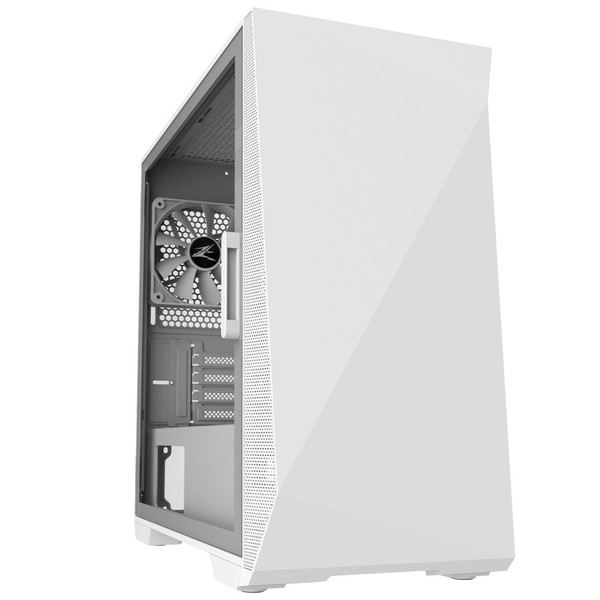 楽天市場】ZALMAN Z3 Iceberg White ミドルタワーPCケース 多角形