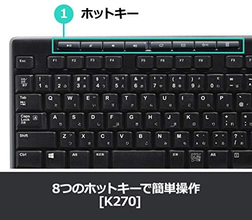楽天市場】ロジクール ワイヤレスマウス キーボードセッ MK270