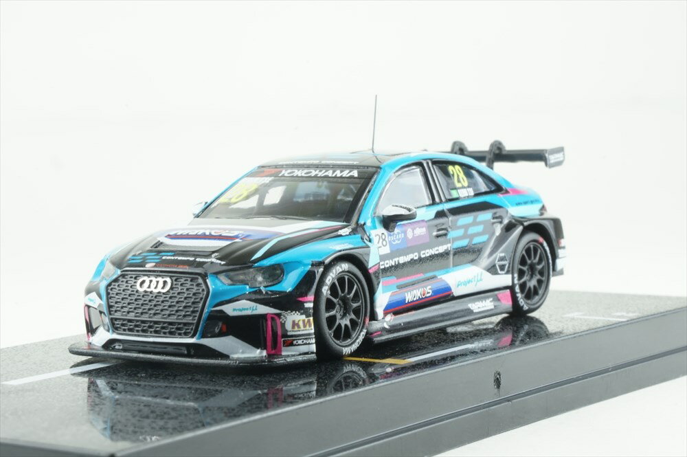 Tarmac Works 1/64 Audi RS3 LMS WTCR Race of Macau 2018 Kevin
