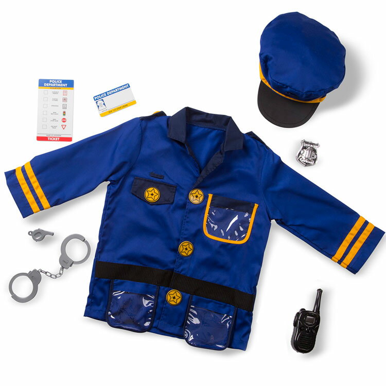 楽天市場】Melissa and Doug 子ども用 ハロウィン衣装 警察官