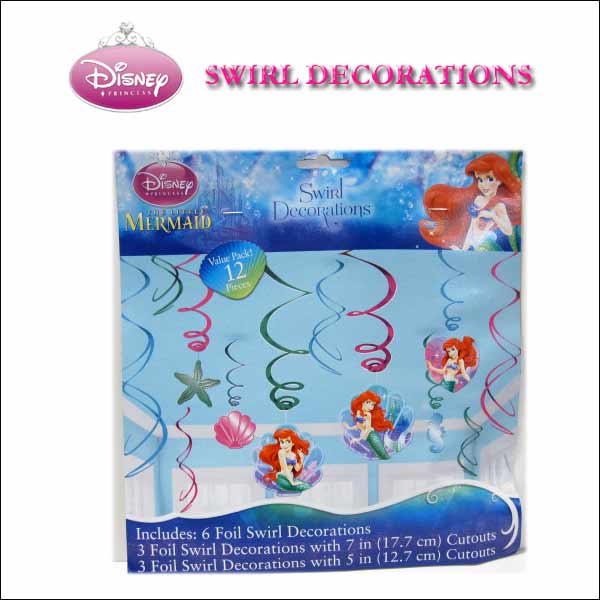 楽天市場 リトルマーメイド スワール デコレーション 12 アリエル オーシャン ガール 価格比較 商品価格ナビ