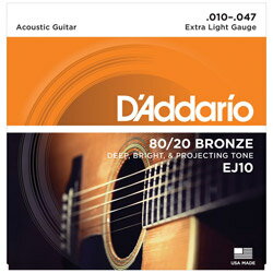 D’Addario｜ダダリオ アコースティックギター弦 EJ10