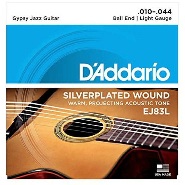 楽天市場】D'Addario (ダダリオ) ジプシージャズギター弦 EJ83L （製品