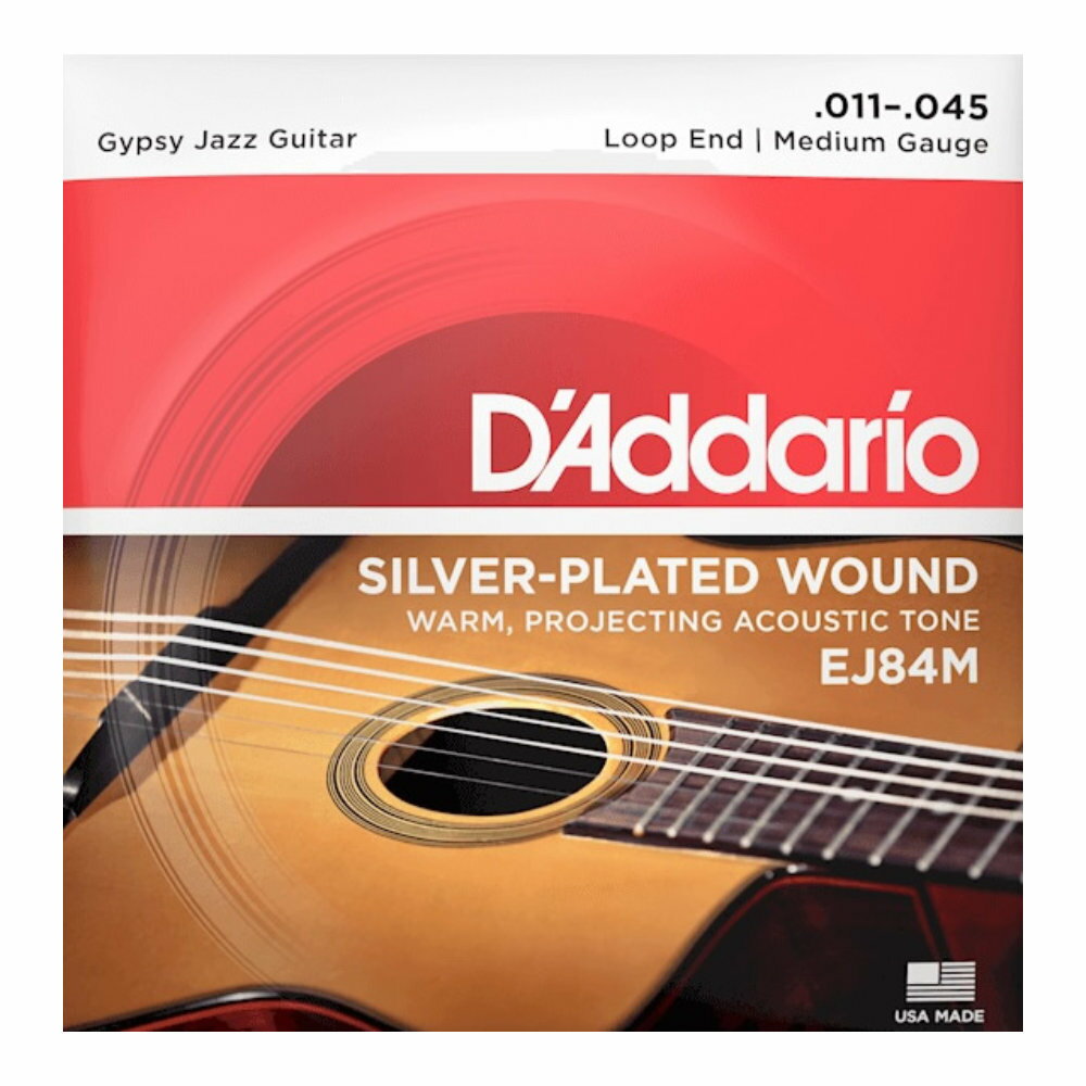 楽天市場】D'Addario (ダダリオ) ジプシージャズギター弦 EJ84M | 価格比較 - 商品価格ナビ