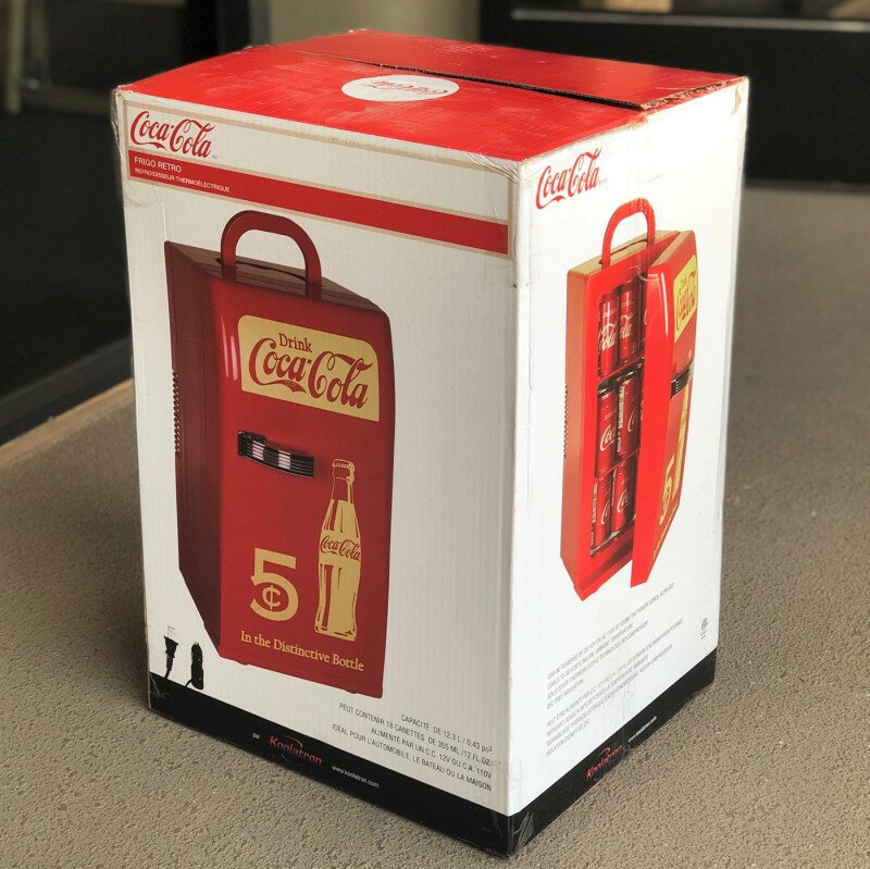 コカコーラ レトロデザイン ミニ冷蔵庫 国内流通僅かのレア品 【CCR-12】 コカコーラ レトロデザイン ミニ冷蔵庫 国内流通僅かのレア品