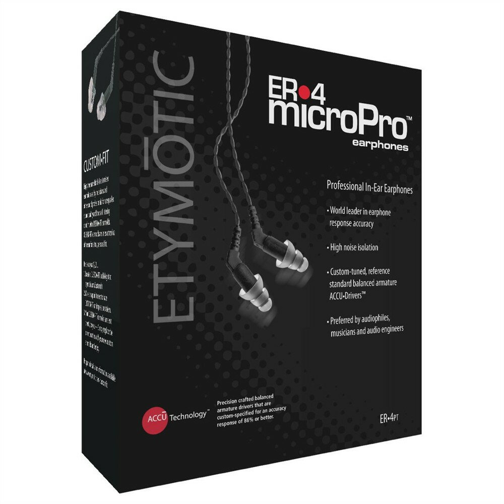 楽天市場】ETYMOTIC カナル型イヤホン RESEARCH ER-4PT-B | 価格 楽天市場】ETYMOTIC カナル型イヤホン RESEARCH ER-4PT-B | 価格