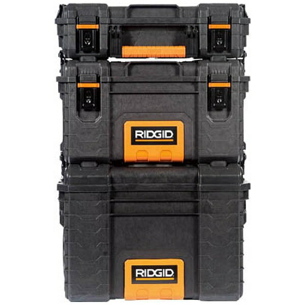 楽天市場】トラスコ中山 RIDGID プロツールボックスセット tr-8369129 プロツールボックス 盗難防止 ロック機能 異なるサイズ  組み合わせ 耐荷重 耐衝撃性 プラスチック 黒 180kg 465mm 564mm 860mm | 価格比較 - 商品価格ナビ