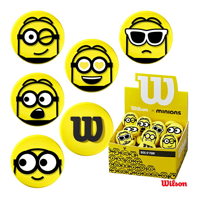 【楽天市場】Wilson MINIONS 2.0 VIBRATION DAMPENER BOX WR8413801001 価格比較