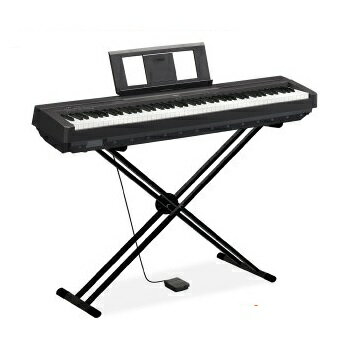 YAMAHA P-45B ＆ X型スタンドセット 電子ピアノ 88鍵盤 (ヤマハ P45)