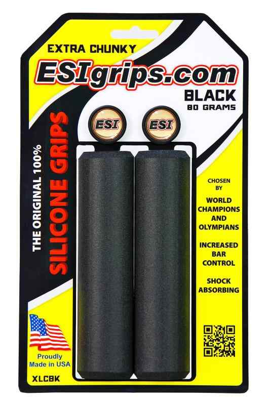 esi grips イーエスアイ グリップス mtb グリップ extra chun grips cesgrecbk ブラック 外径 x  長さ 価格比較 商品価格ナビ