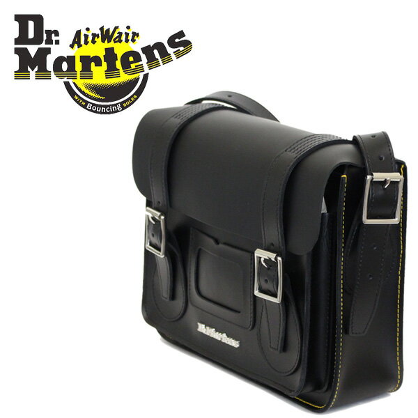 楽天市場】Dr.Martens 11インチ Leather Satchel Bag BLACK KIEV