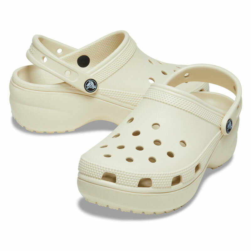 CROCS クロックス CLASSIC PLATFORM CLOG W クラシックプラットフォームクロッグ W 22cm W6 Bone 206750