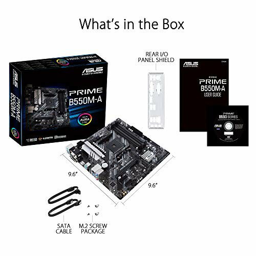ASUS マザーボード PRIME B550M-A