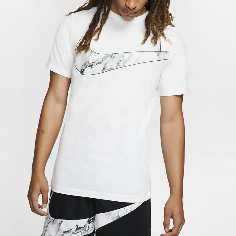 楽天市場 ナイキ Nike メンズ バスケットボールウェア ハイブリッド 2 バスケットボールtシャツ ホワイト Cd1136 100 価格比較 商品価格ナビ